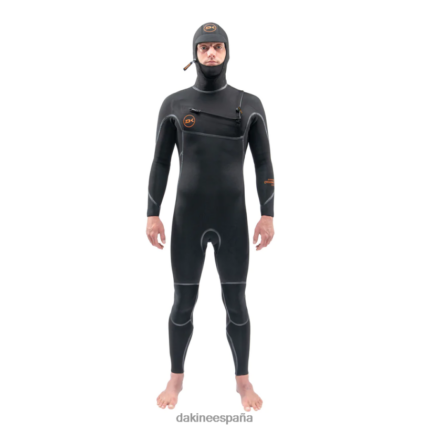 traje de neopreno con capucha y cremallera en el pecho ciclón 4/3 mm negro Dakine hombres ropa 2VTF0X124
