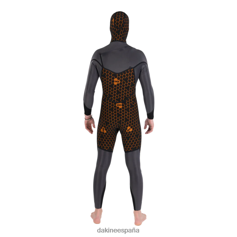 traje de neopreno con capucha y cremallera en el pecho ciclón 4/3 mm negro Dakine hombres ropa 2VTF0X124 - Image 6