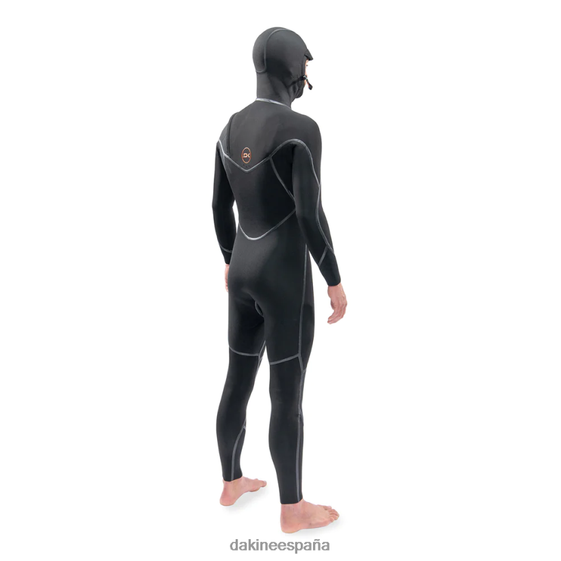 traje de neopreno con capucha y cremallera en el pecho cyclone 5/4 mm negro Dakine hombres ropa 2VTF0X125 - Image 4