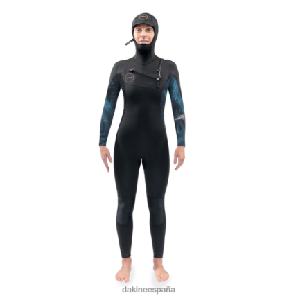 Traje de neopreno con capucha y cremallera en el pecho Quantum 5/4/3 mm Gris oscuro Dakine mujer ropa 2VTF0X739