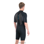 Traje de neopreno corto Quantum con cremallera trasera de 2/2 mm f/l Gris oscuro Dakine hombres ropa 2VTF0X116 - Image 4