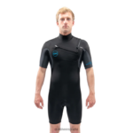 Traje de neopreno Quantum Shorty con cremallera en el pecho de 2/2 mm f/L negro Dakine hombres ropa 2VTF0X95