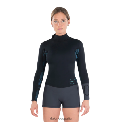 traje de primavera de manga larga misión 2mm negro Dakine mujer ropa 2VTF0X749
